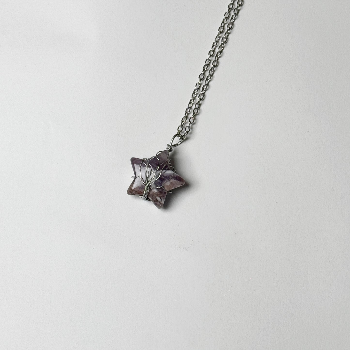 Silver Plated Star Necklace