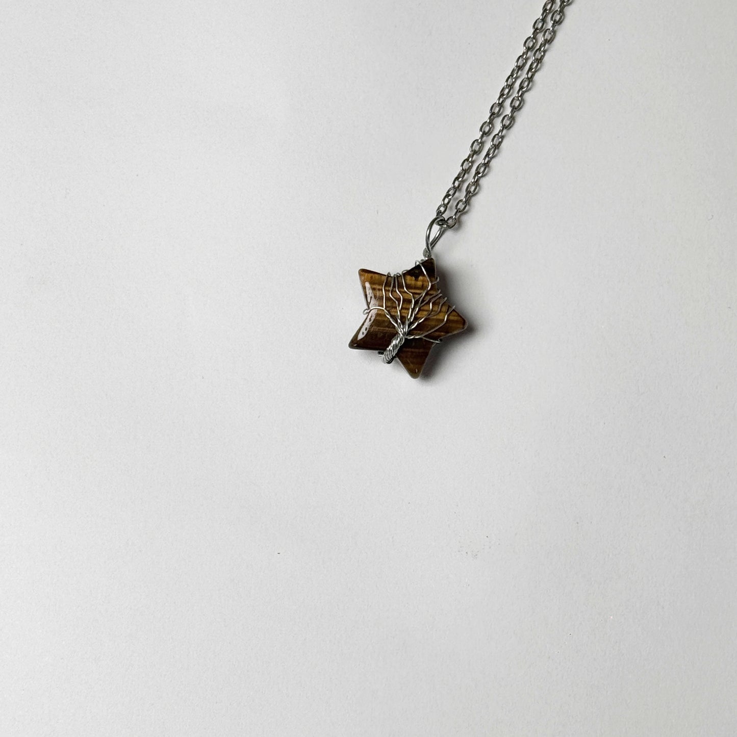 Silver Plated Star Necklace